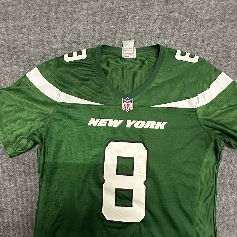 NFL Pro Line Jersey Mens Size L Green New York Jets Aaron Rodgers #8 Football